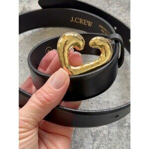 J. Crew Heart Classic Belt S